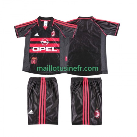 Maillot de Foot AC Milan 1999 Troisième Retro 1998 - Enfant
